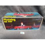 China ME630 Battery operated tin photoing on car with mystery action the horn sounding the headlight