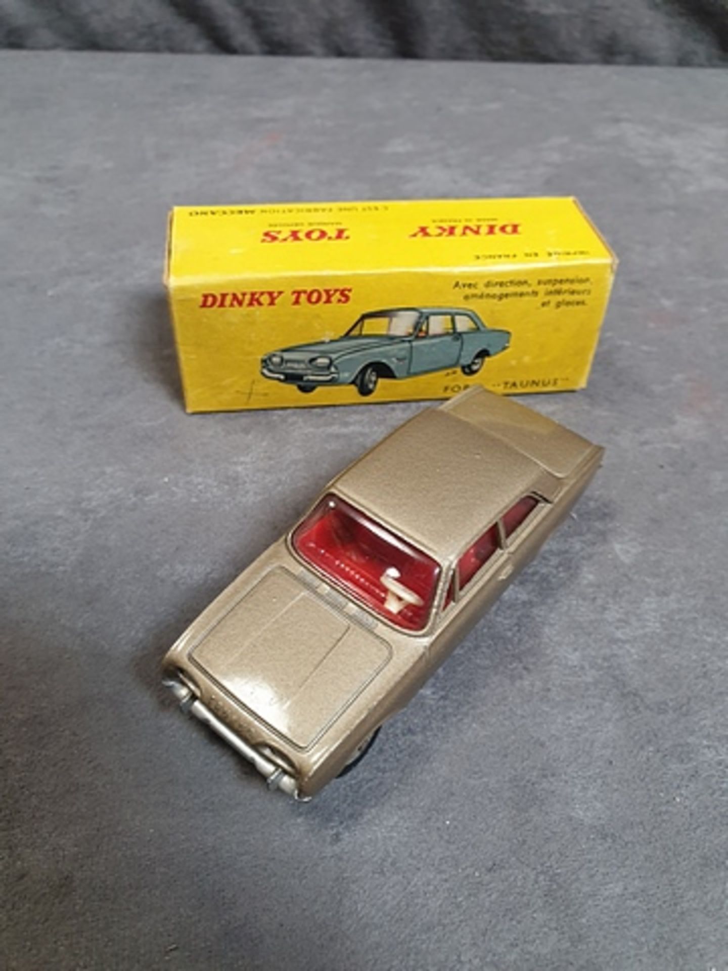 Dinky Diecast Toys #559 Ford Taunus Complete In Box - Image 2 of 2