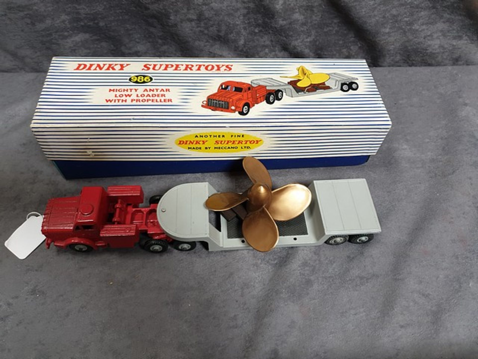 Dinky Diecast Toys #986 Mighty Antar Low Loader With Propeller model in a mint condition Complete In