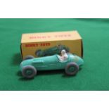 Dinky Toys Diecast #23J HWM Racing Car In Green With A Yellow #7 Complete With Box