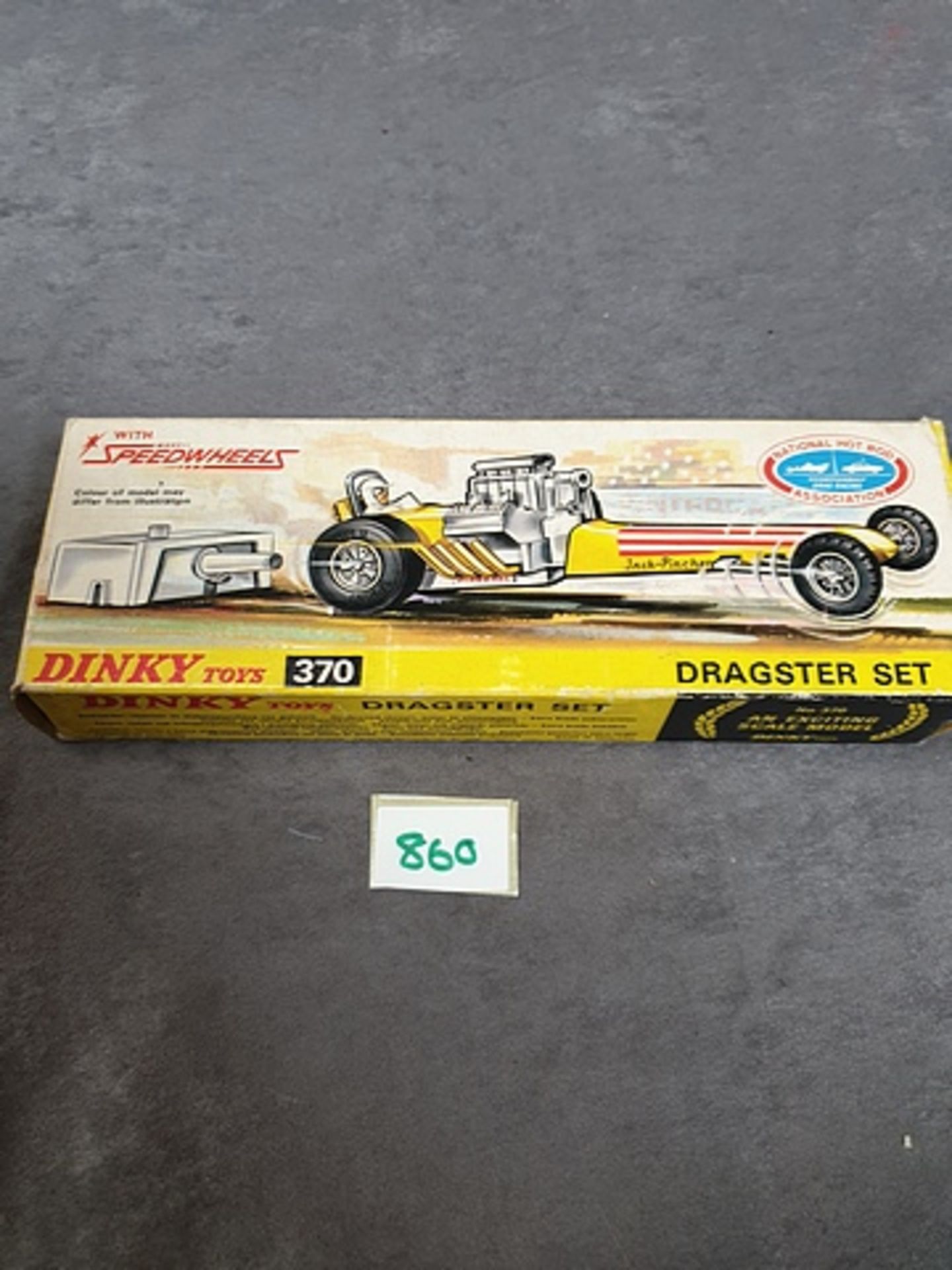 Dinky Diecast Toys #370 Dragster Set Complete In Box - Image 2 of 2