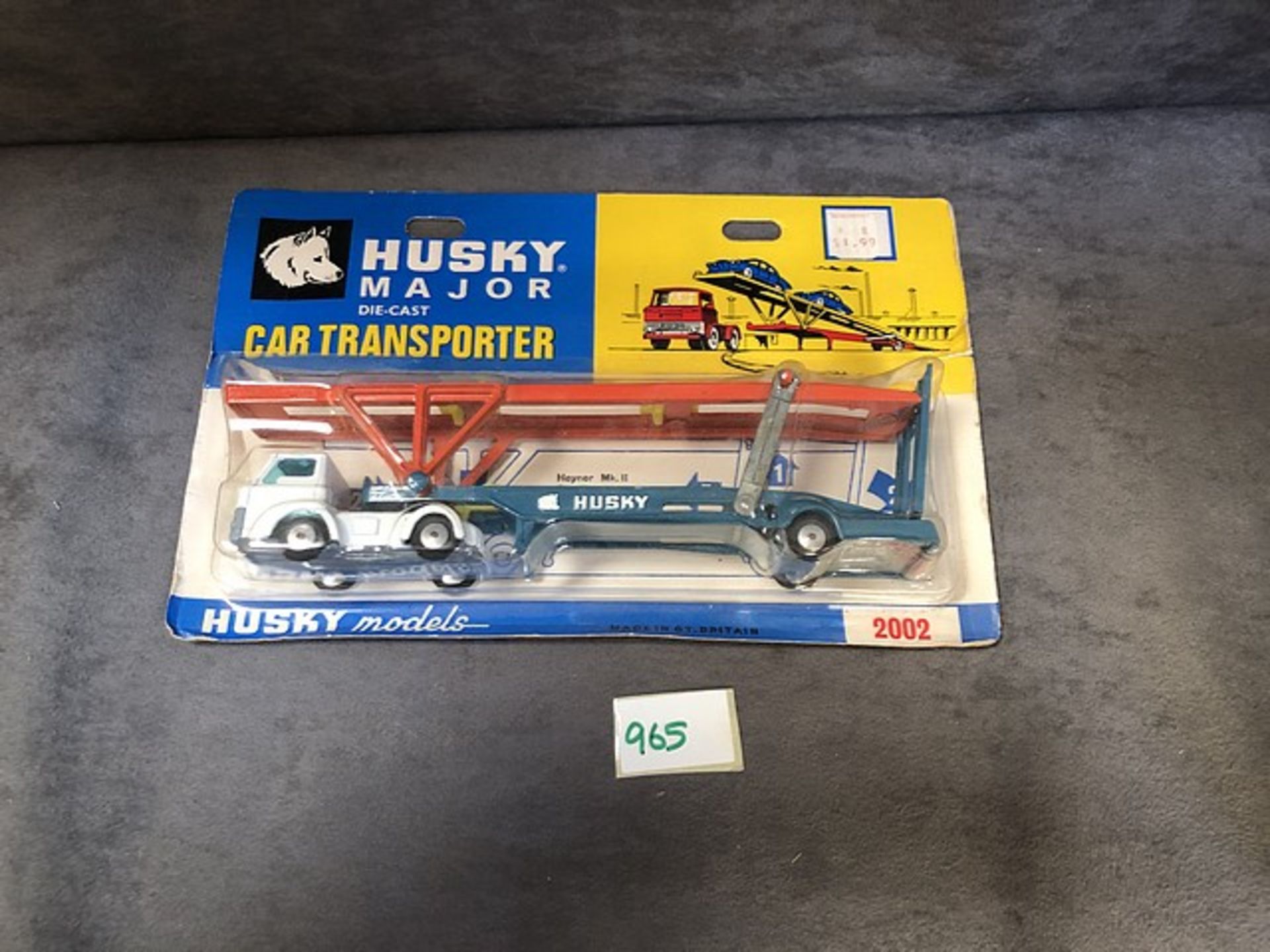 Husky Mettoy Diecast #2002 Cab Transporter Complete In Original Packaging