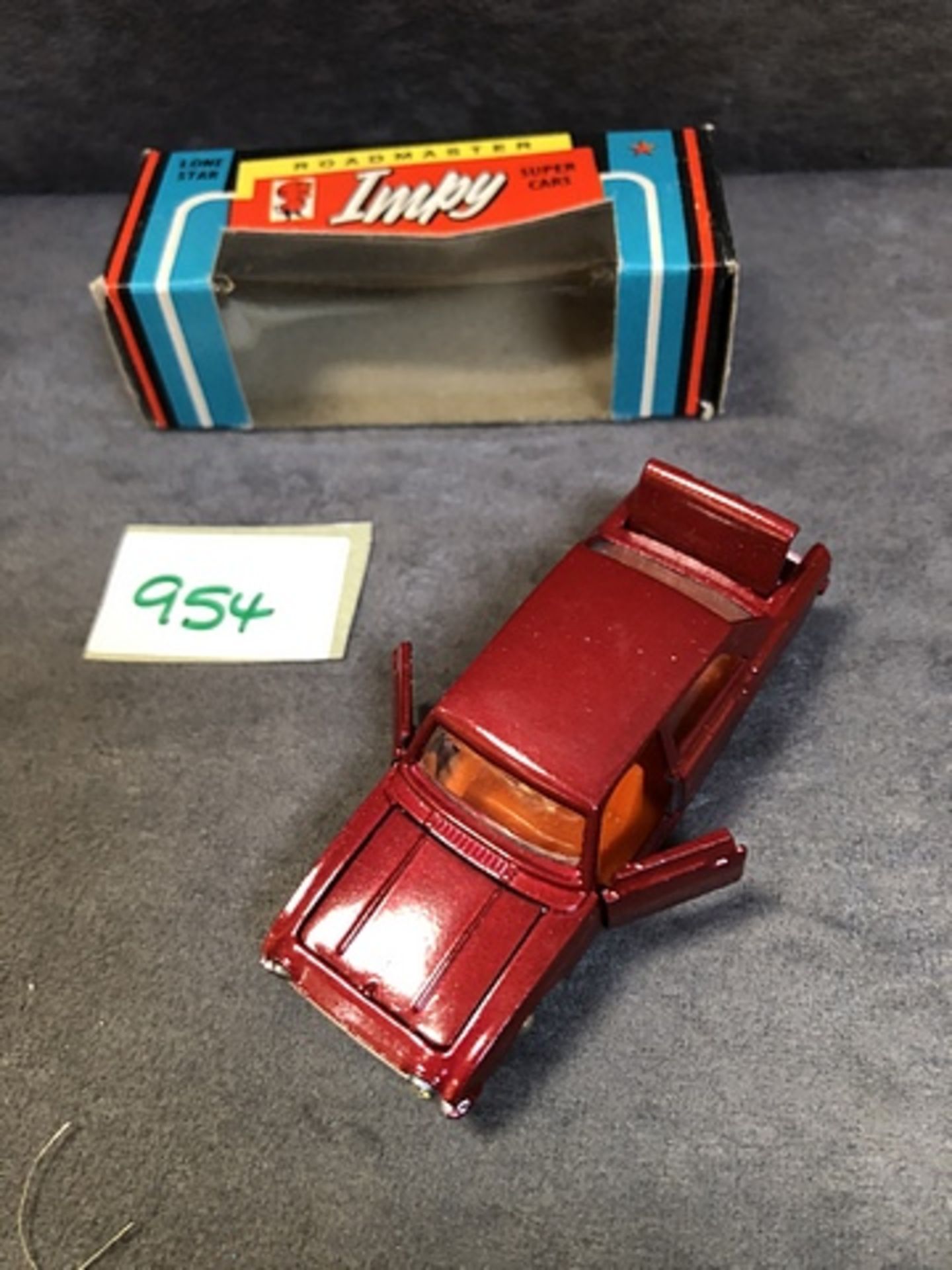 Lone Star Impy Roadstar #18 Ford (GB) Corsair In Red With Orange Interior Complete With Box - Image 2 of 2