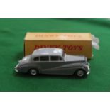 French Dinky Toys Diecast #551 Rolls-Royce Silver Wraith In Two Tone Grey Complete With Box