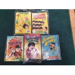 5 x D.C. Thomson and Co. Dennis The Menace Annuals 1990, 1991,1992,1993 and 1994