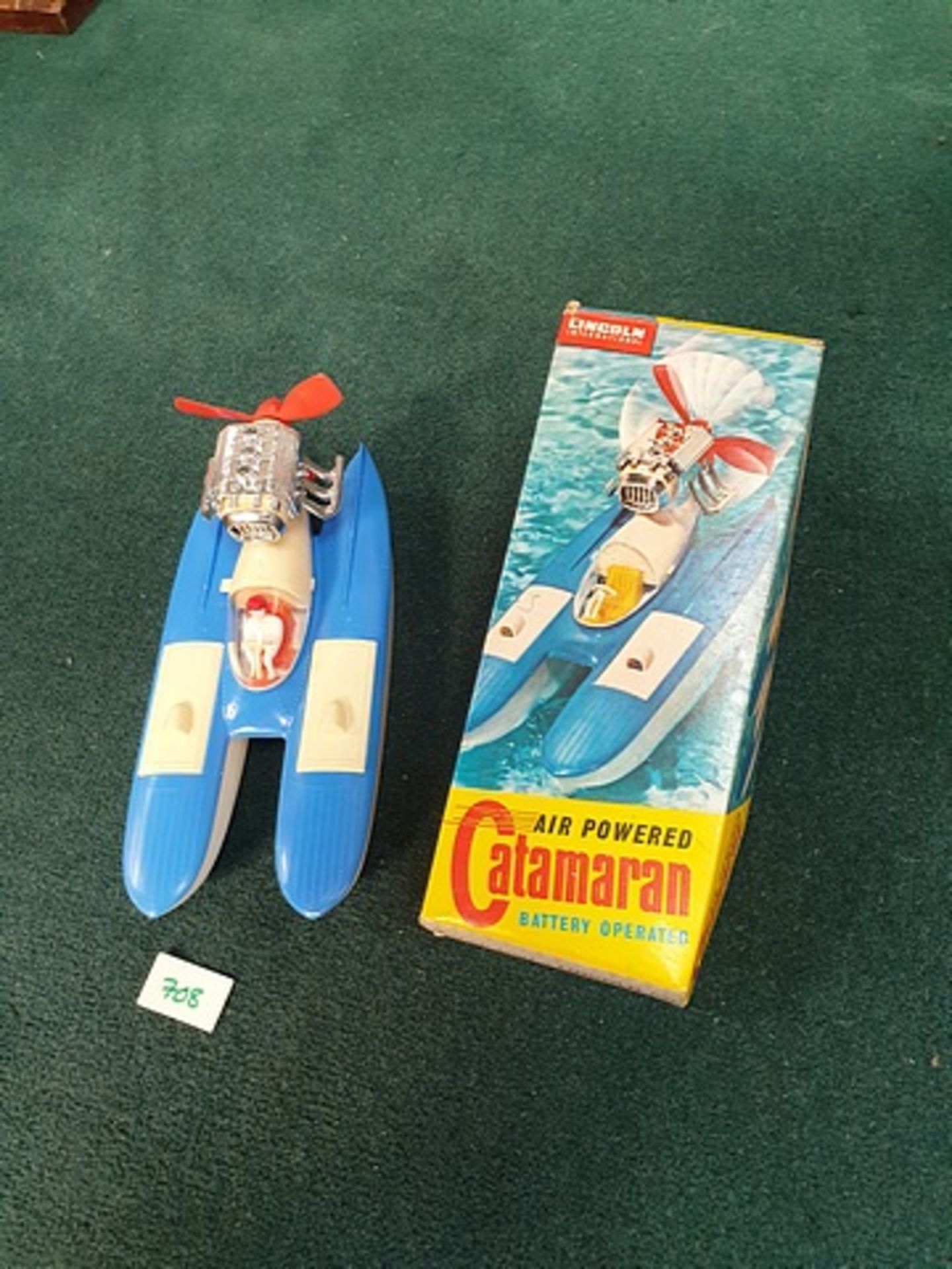 Lincoln International Air Powered Catamaran in original box