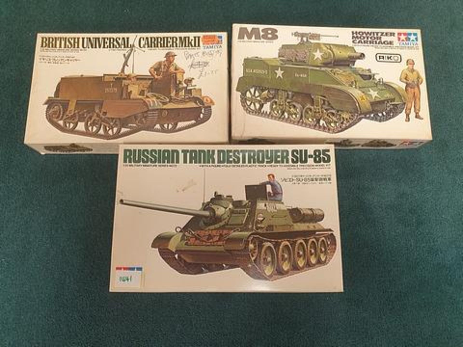 2 X Tamiya (Japan) 1/35 Military Miniature Series Both Boxed Comprising Of; # 89 British Universal
