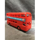 Blue Box International #77819A Double Decker Bus With Friction Drive Made In Hong Kong Complete In
