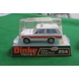 Dinky Toys Diecast #254 Police Range Rover Complete In Original Packaging