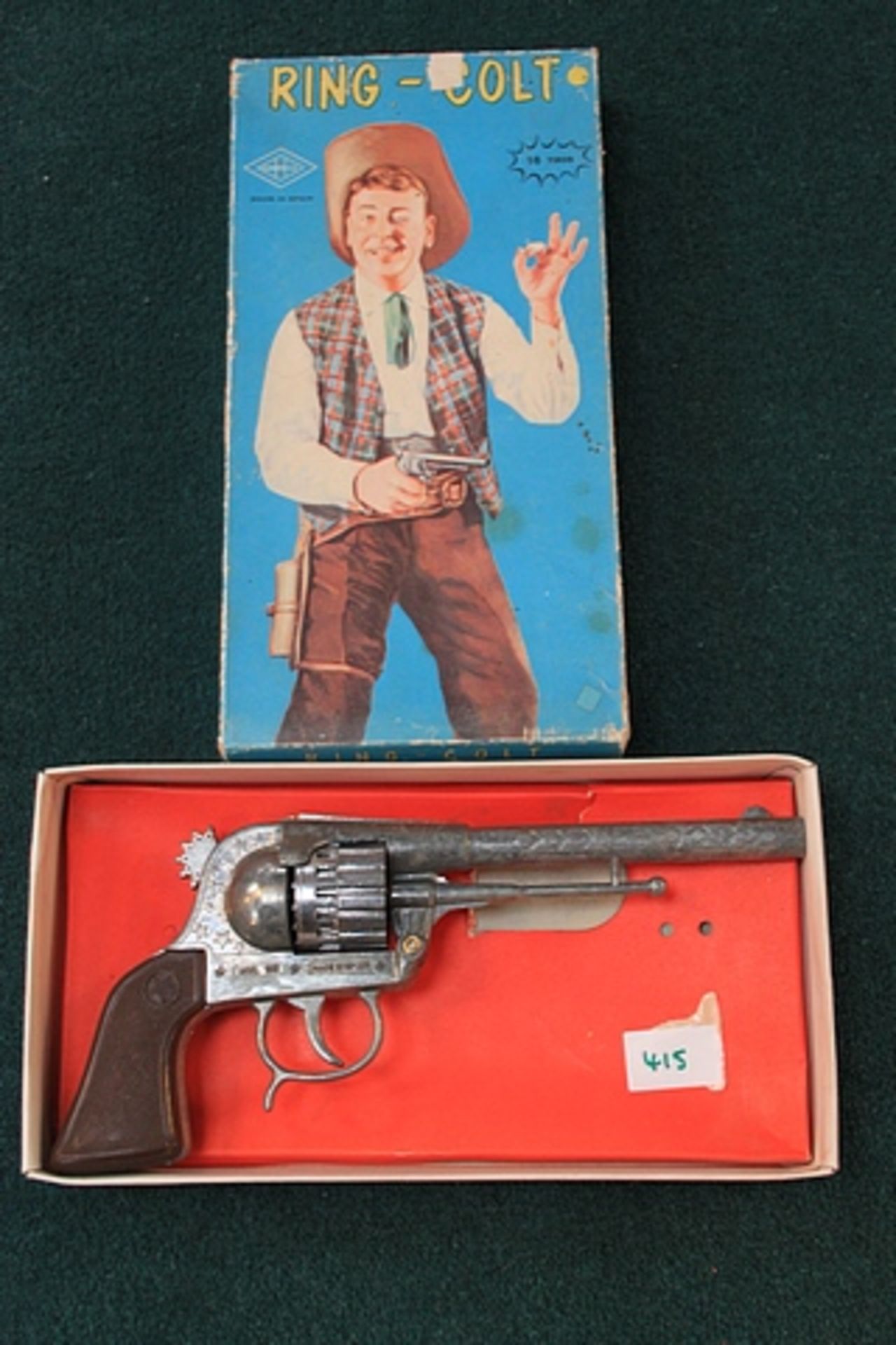 Gonzalez Hermanos S L (Spain) #103 16 Shots Colchester Replica Toy Gun Complete With Box