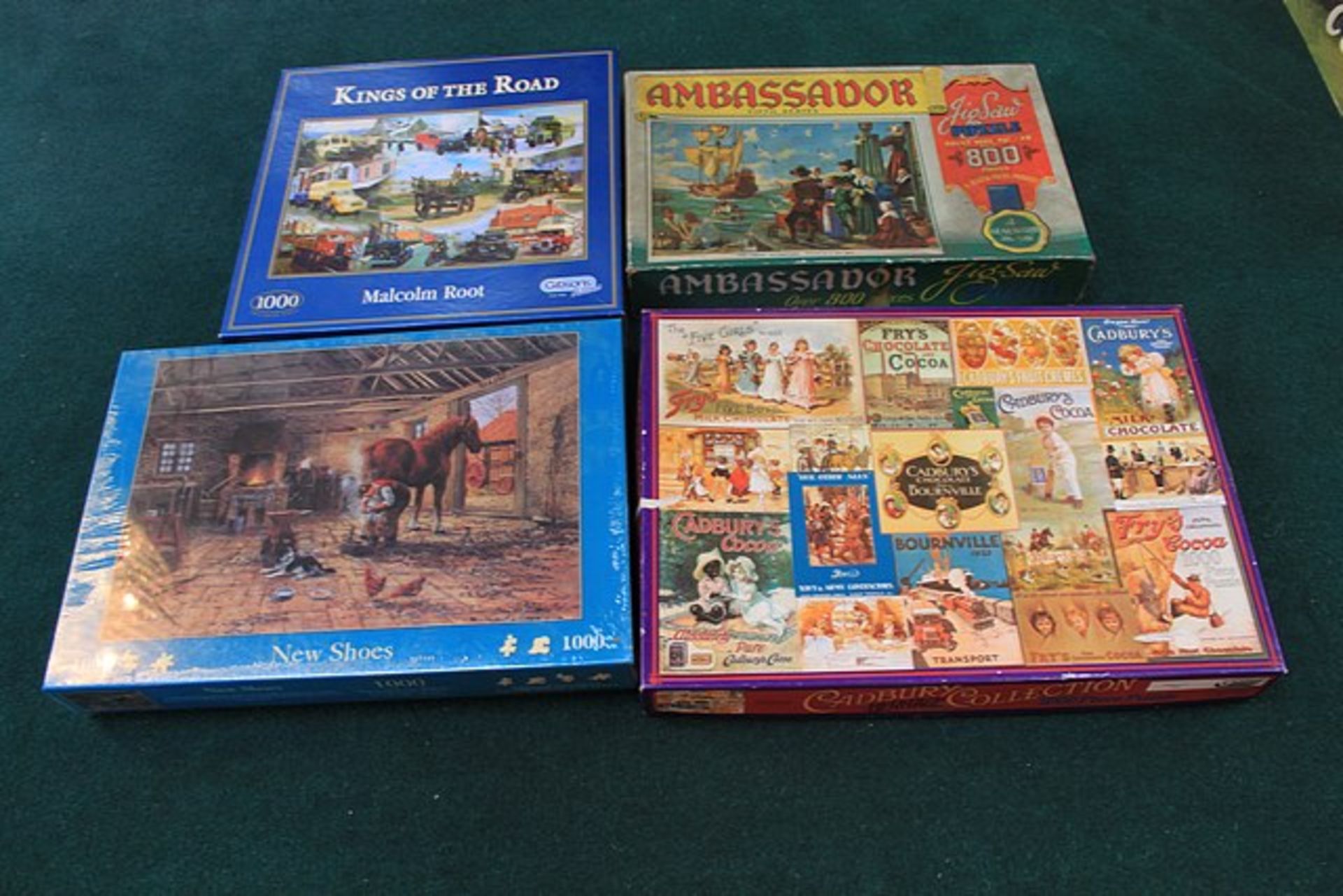 4 x Jigsaw Puzzles Ranging From 800-100 Pieces