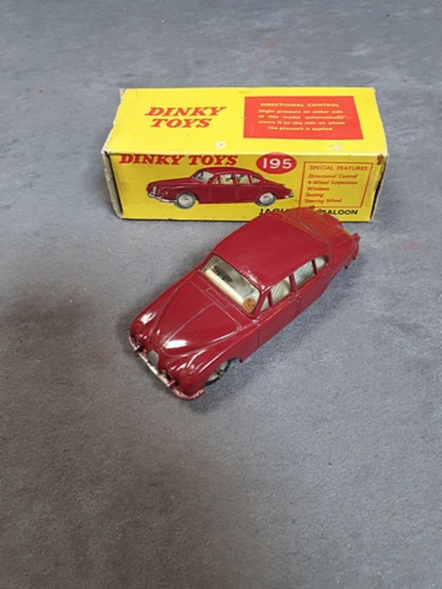 Dinky Diecast Toys #195 Jaguar 34 Saloon Complete In Original Box - Image 2 of 2