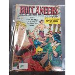 Quality Comics 1950 Series Buccaneers #22 July 1950 Captain Daring Pirates Beware