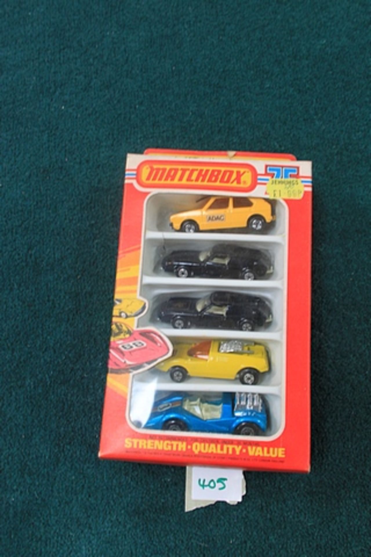 Matchbox #75 Multipack Diecast Containg: 5 Cars Complete In Box