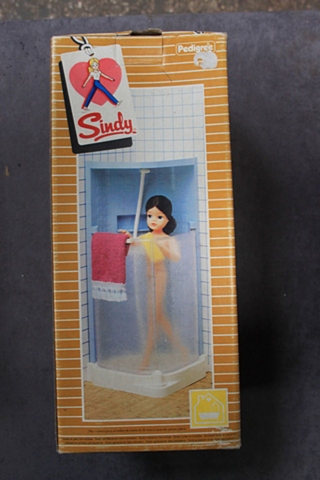 Pedigree Sindy's Shower Blue And White Complete With Box