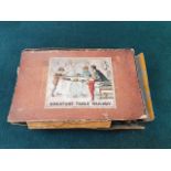 Lithographed Tin Plate Miniature Table Railway 2114 a. complete in box (box is damaged)