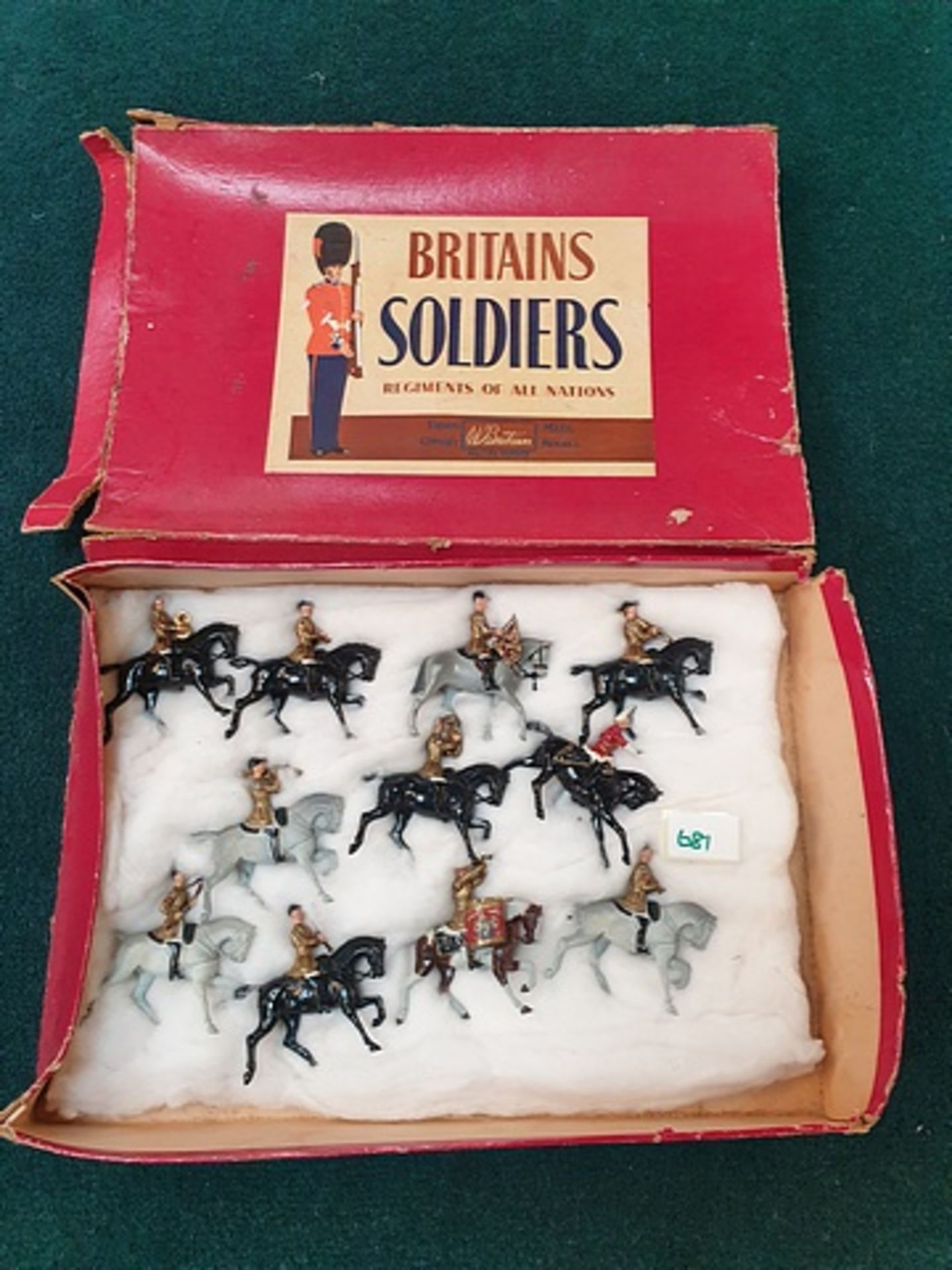 W Britain #101 Soldiers Regiments of all nations - The Band of the Life Guard complete with box