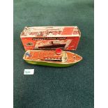 1950's Mettoy Playthings Clockwork Ocean Liner in original box