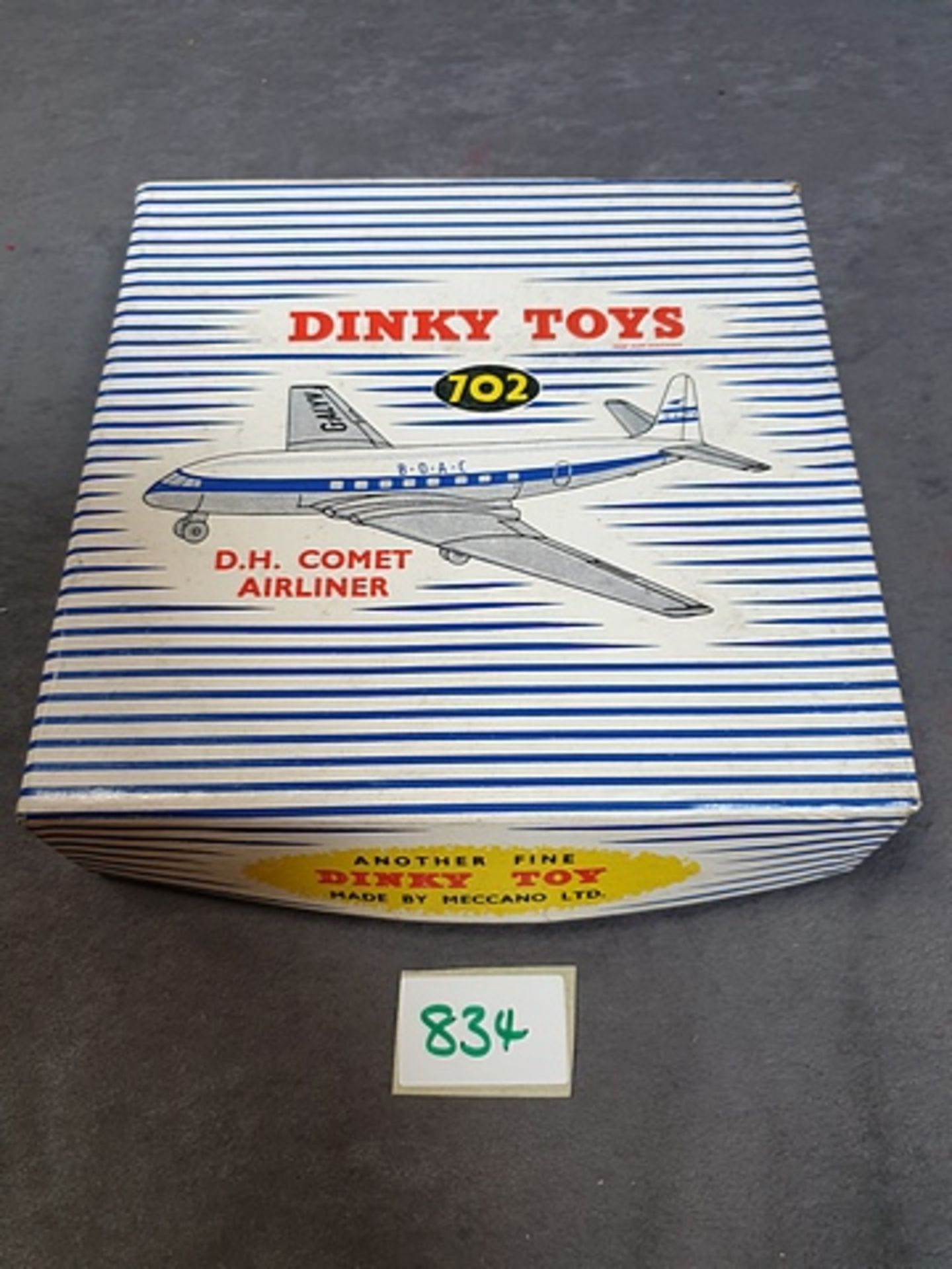 Dinky Diecast Toys #702 DH Comet Airliner Complete In Box - Image 2 of 2