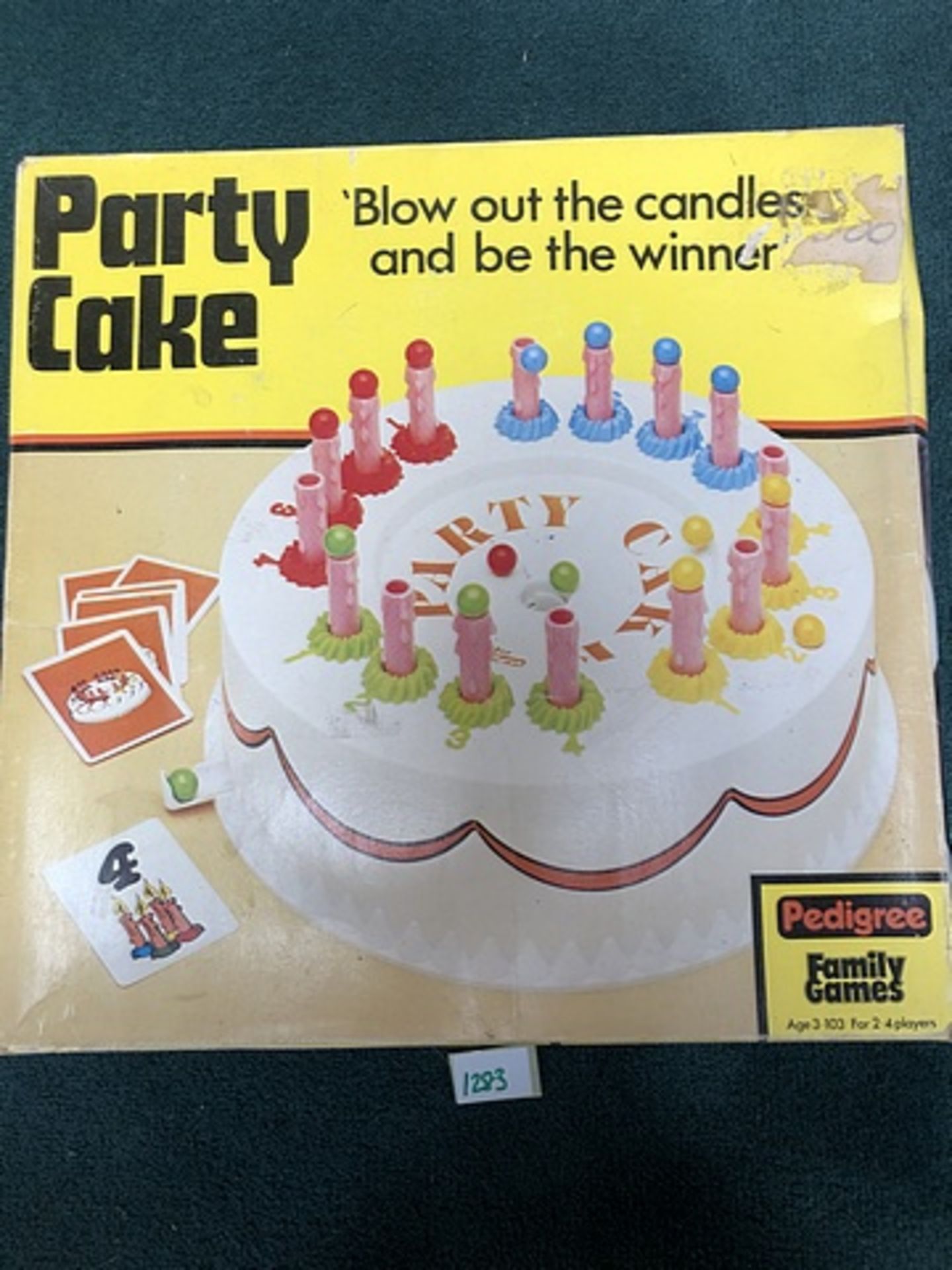 Pedigree Party Cake Blow Out The Candles And Be The Winner Game - Complete With Box