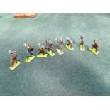 8 X Britains Knights & Medieval Figures