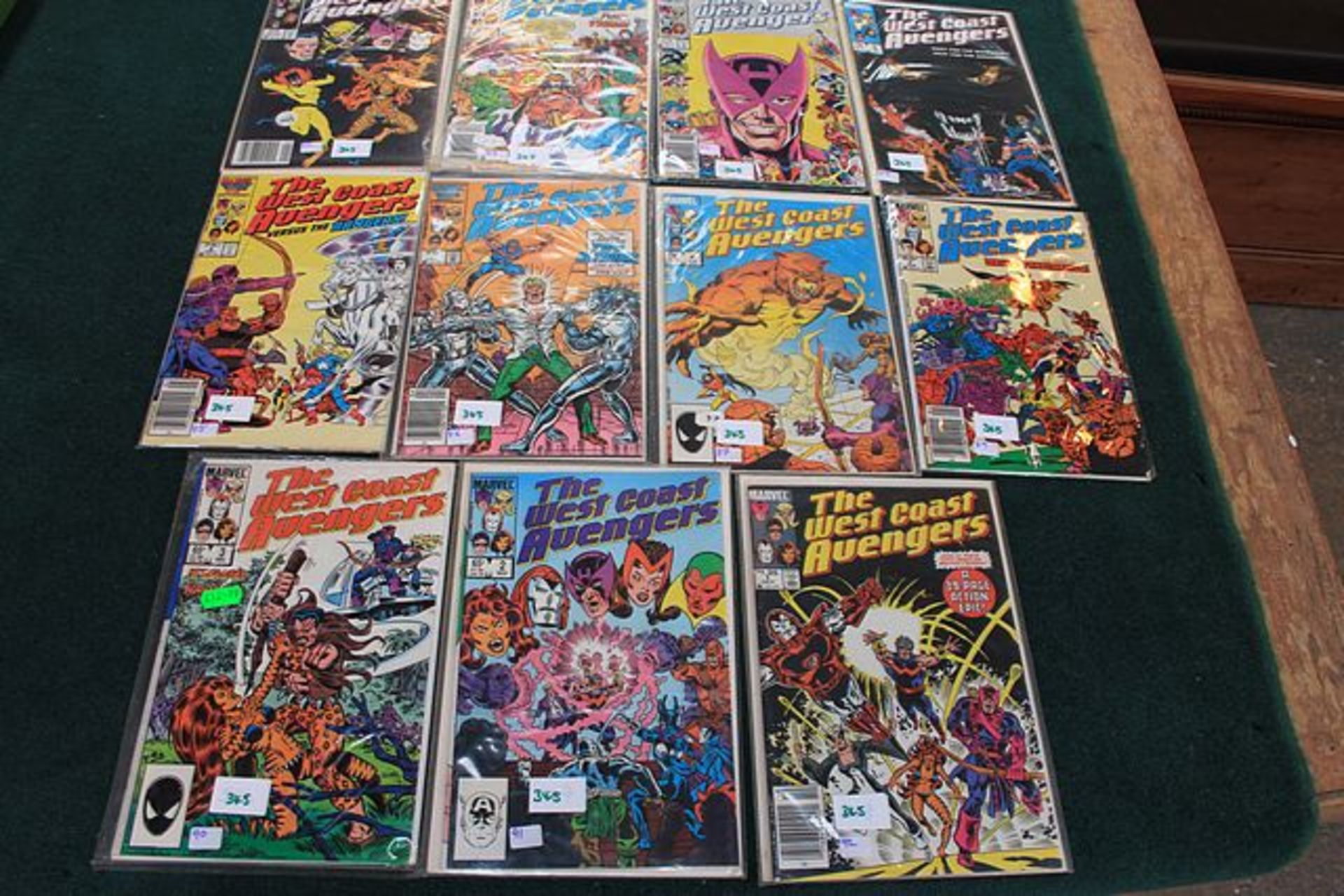 11 x issues West Coast Avengers #16 The Dive Jan-87 ( Location RG82) #15 The Lady...Or The Tigra