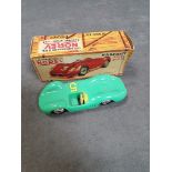 Norev (France) #12 Maserati Sport 200SI In Green With The Yellow Number 5 Scale 1/43 Plastic