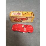 Norev (France) #12 Maserati Sport 200SI In Red With The White Number 6 Scale 1/43 Plastic Complete