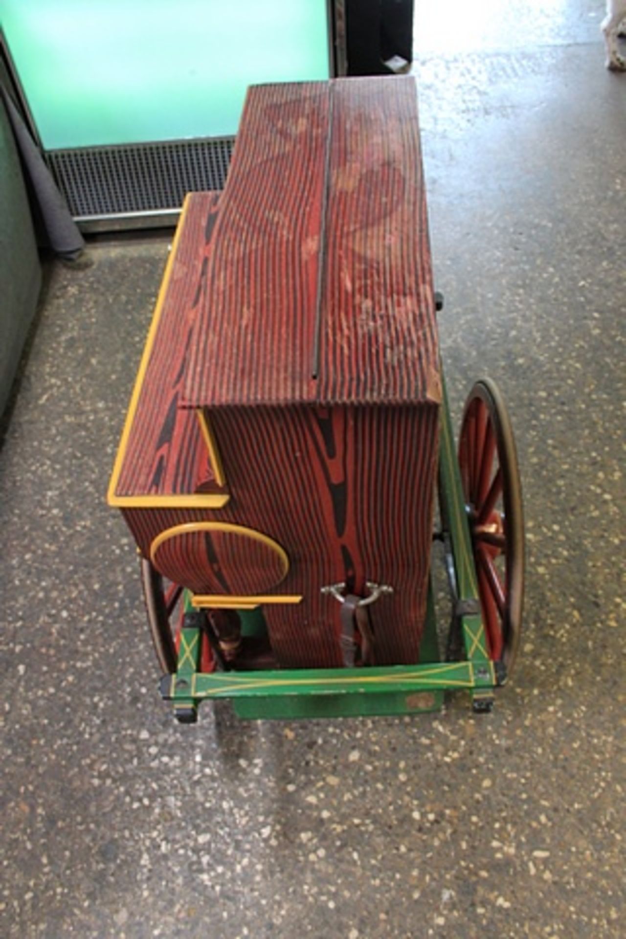 Vicente Llinares Faventia Barcelona Organ With Wagon Cart, Miniature Of The "Hurdy Gurdy" Street - Image 5 of 5