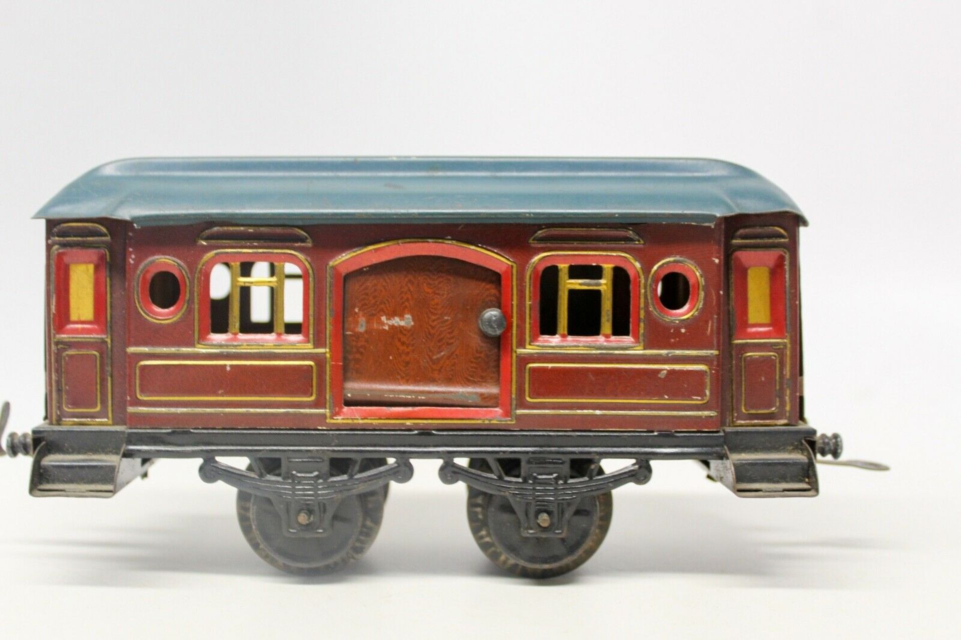 Karl Bub (KBN) Clockwork 0-Gauge Locomotive Vintage Large Passenger Train Set Tin Lithograp Large - Image 4 of 5
