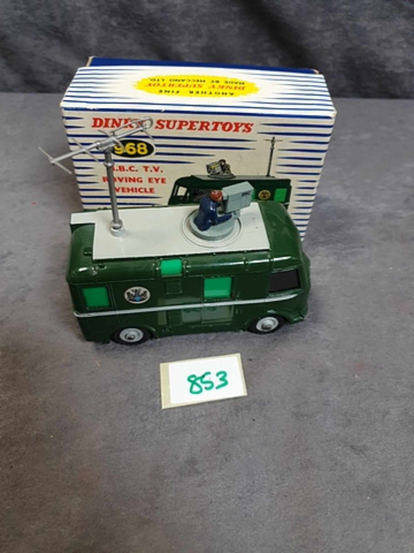 Dinky Diecast Toys #968 BBC TV Roving Vehicle Mint In Box