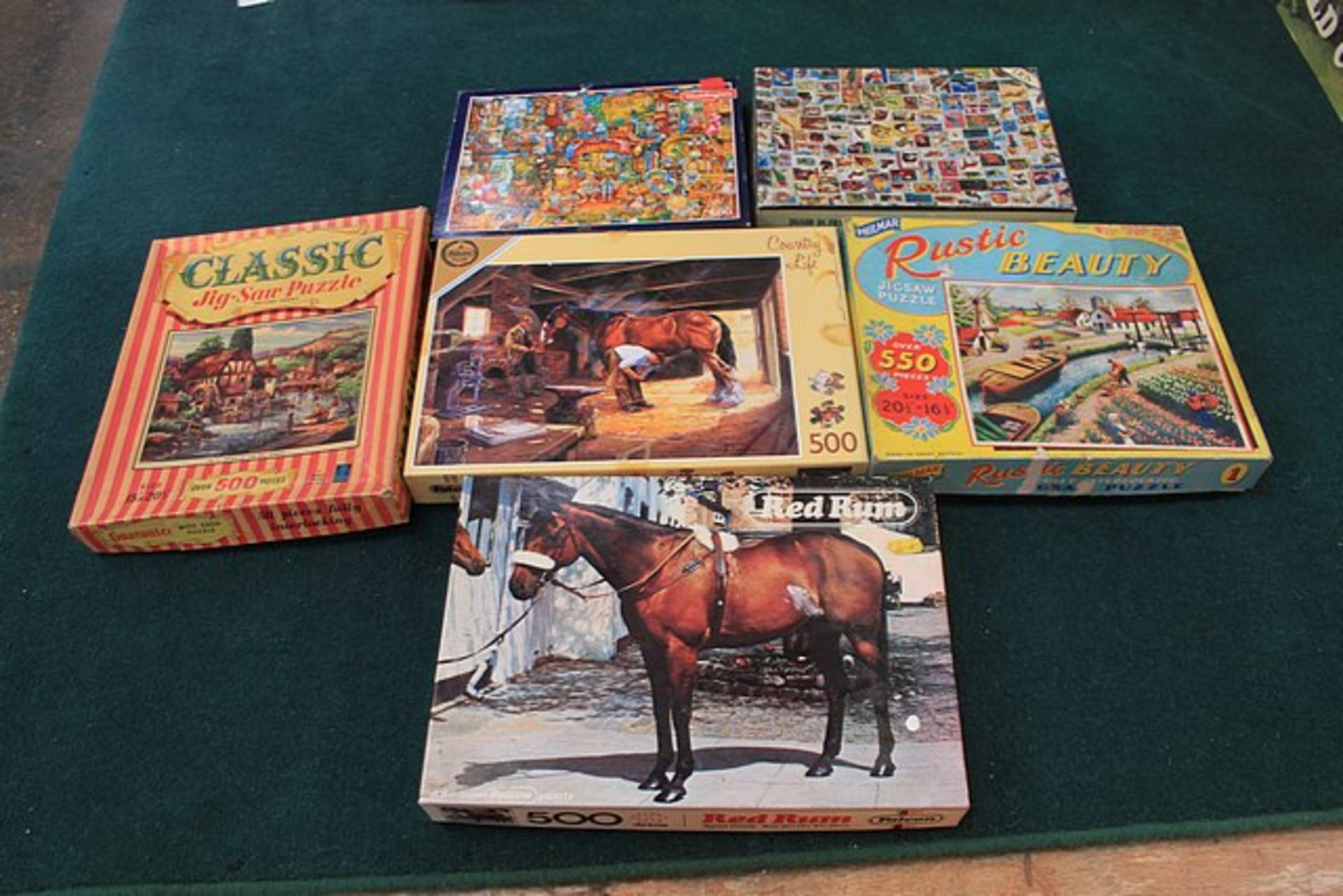 6 x Jigsaw Puzzles 500-550 Pieces