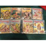 8 x Tarzan Issue Comics 1950 Series comprising Donald F. Peters, 1950 Series Tarzan #V2#10 Donald F.