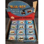 Blue Box Trade Box With 24 Assorted Cars Made In Hong Kong Complete In Box