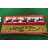 W Britain Diecast British Soldiers Set 2nd Dragon Guards (Queen's Bays) With Moveable Arms