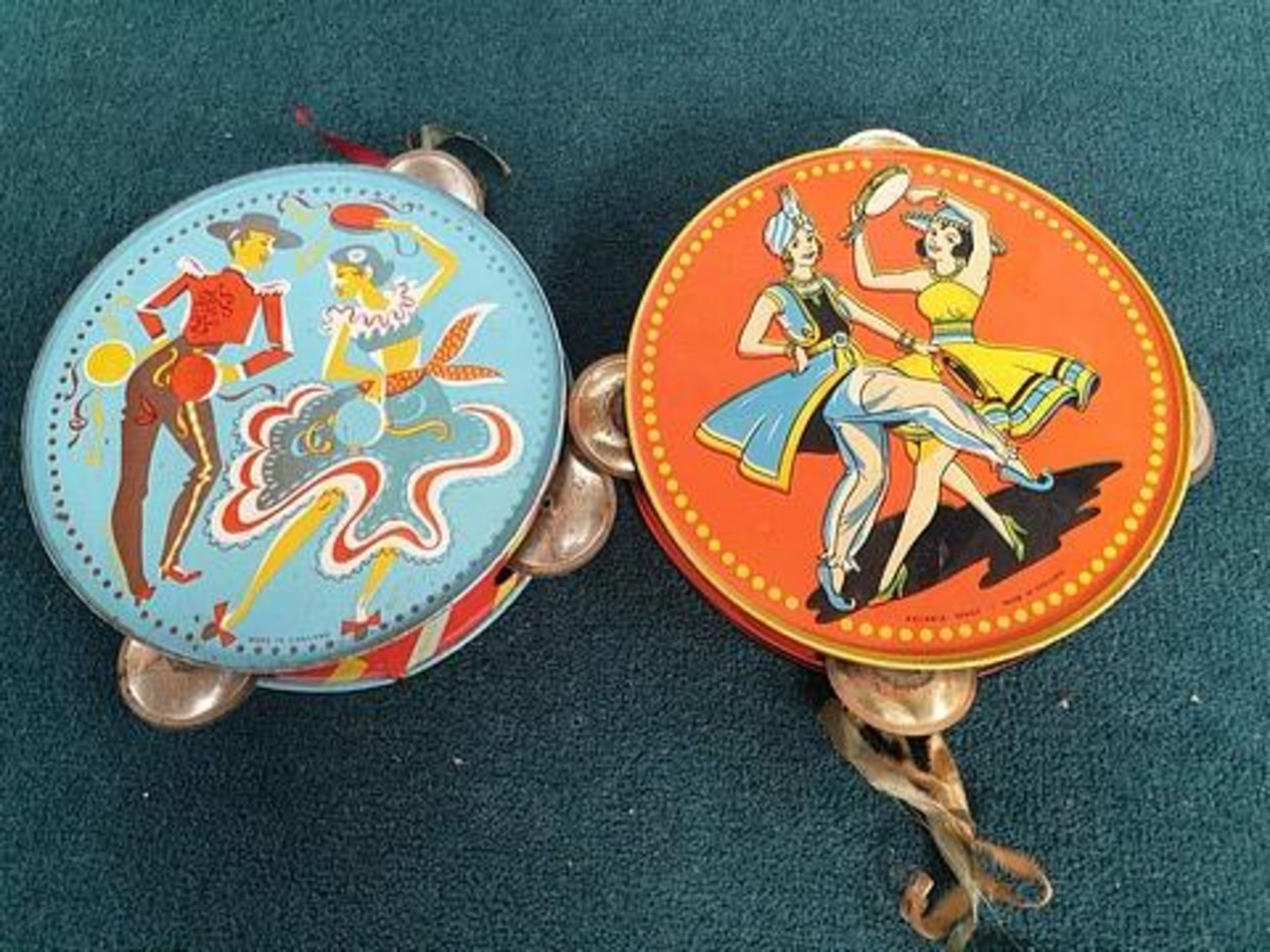 2 X Tambourines Made In England