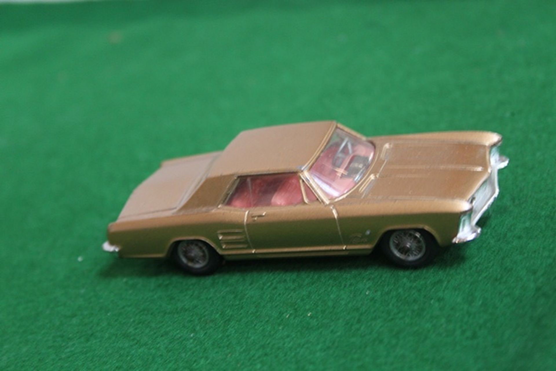 Corgi Toys # 245 Diecast Buick Riviera In Bronze With Red Interior Complete With Box (Box Is - Image 2 of 3