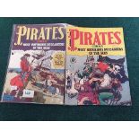 2 x Hillman Pirate Comics comprising of Hillman Pirates Comics #4 Most Notorious Buccanneers of