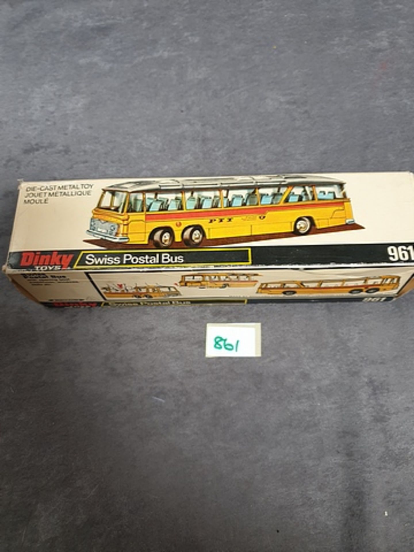 Dinky Diecast Toys #961 Swiss Postal Bus Complete In Box - Image 3 of 3