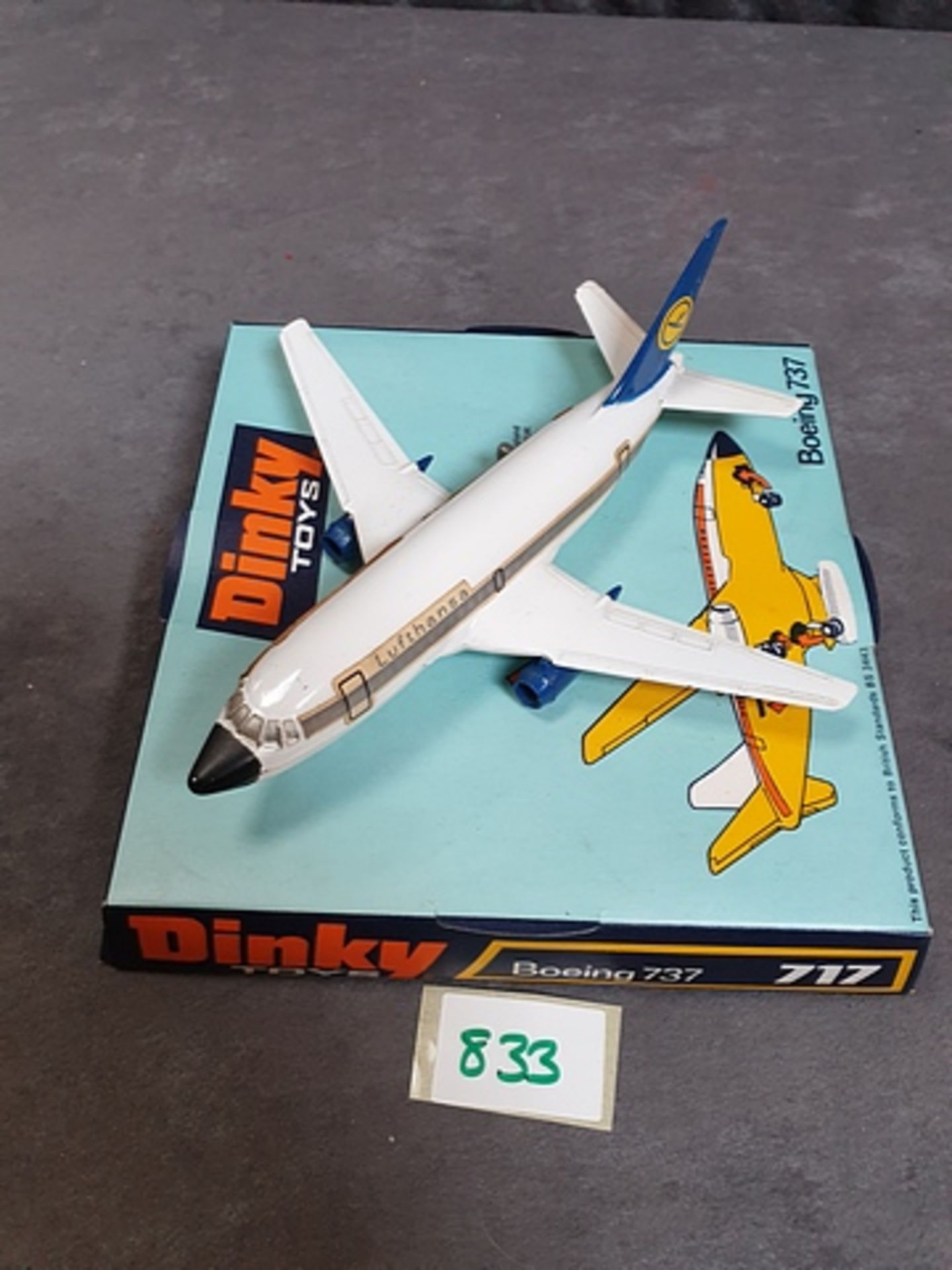 Dinky Diecast Toys #717 Boeing 737 Complete In Original Packaging