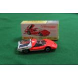 Dinky Toys Diecast #202 Fiat Abarth 2000 In Red And White Complete With Box