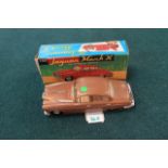 OK Toys Hong Kong No 3369 The Jaguar Mark x Authentic Replica Friction Motor Works Like New Bonnet