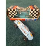 Scalextric Model Racing Slot Car Race Tuned C/79 Offenhauser Front Engine Grand Prix In Pale Blue