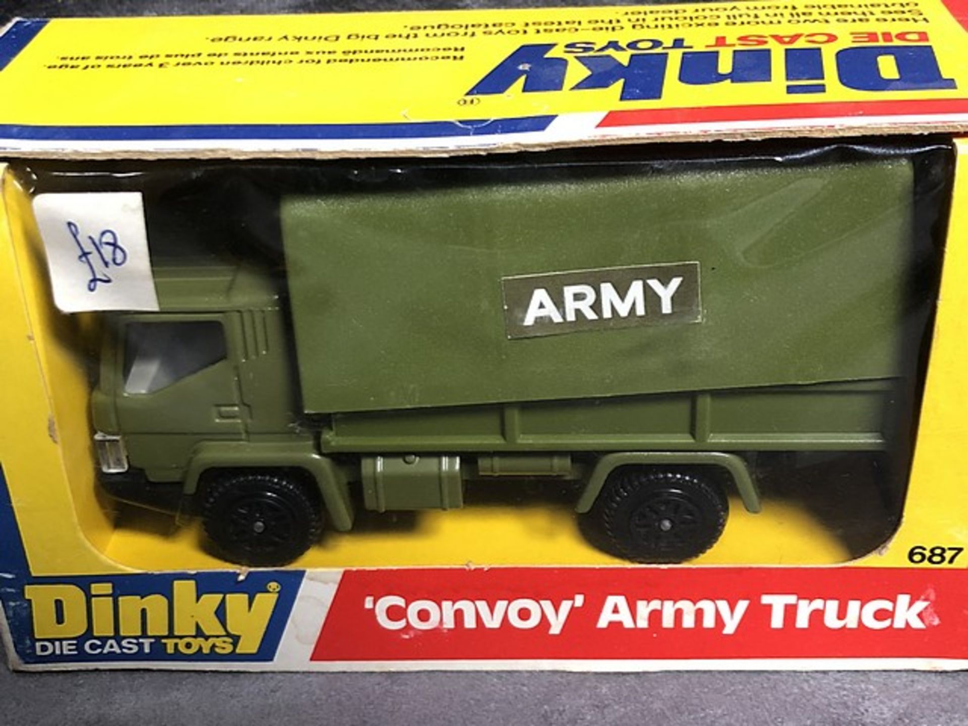 Dinky Toys Diecast #687 Convoy Army Truck Complete With Box - Image 2 of 2