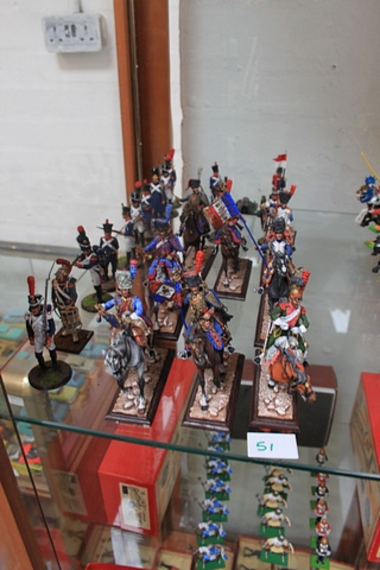 Hand Painted 14 x lead Napoleon Soldiers On Foot, 8 x metal Cossack Soldiers On Horseback - very - Image 2 of 5