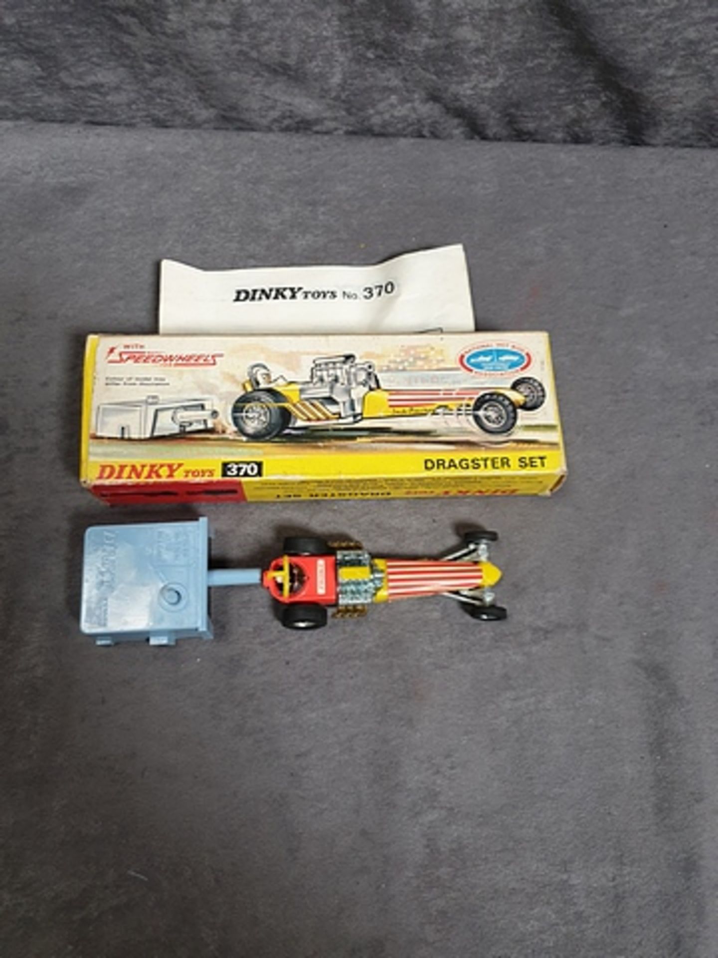 Dinky Diecast Toys #370 Dragster Set Complete In Box