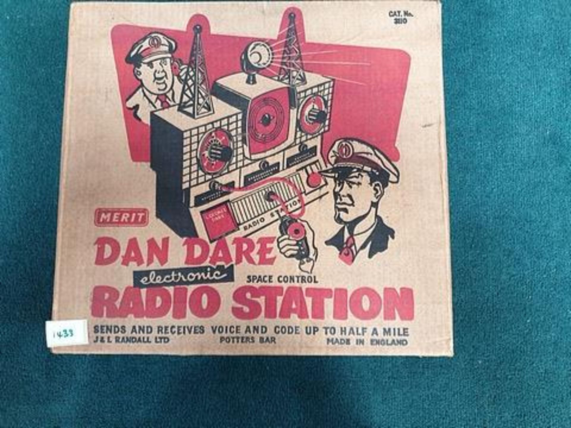 Merit Dan Dare Electronic Space Control Radio Station 1962 Complete With Box