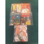 5 x Tex Ritter Westerner Comics Issues 51 to 56 comprising Tex Ritter Western #51 L. Miller & Son,