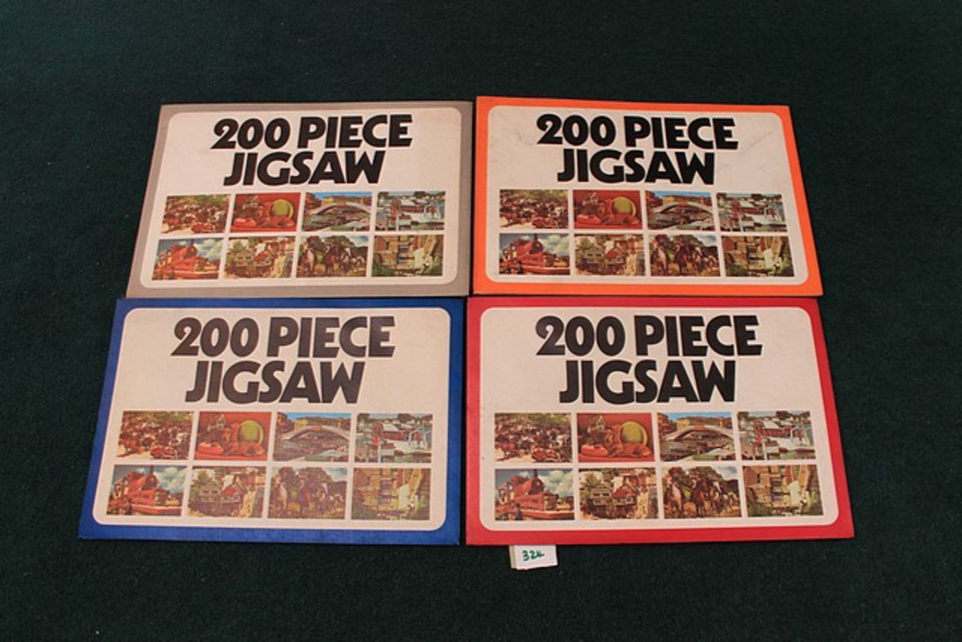 4 x 200 Piece Jigsaw Puzzles In The Orignal Envelopes