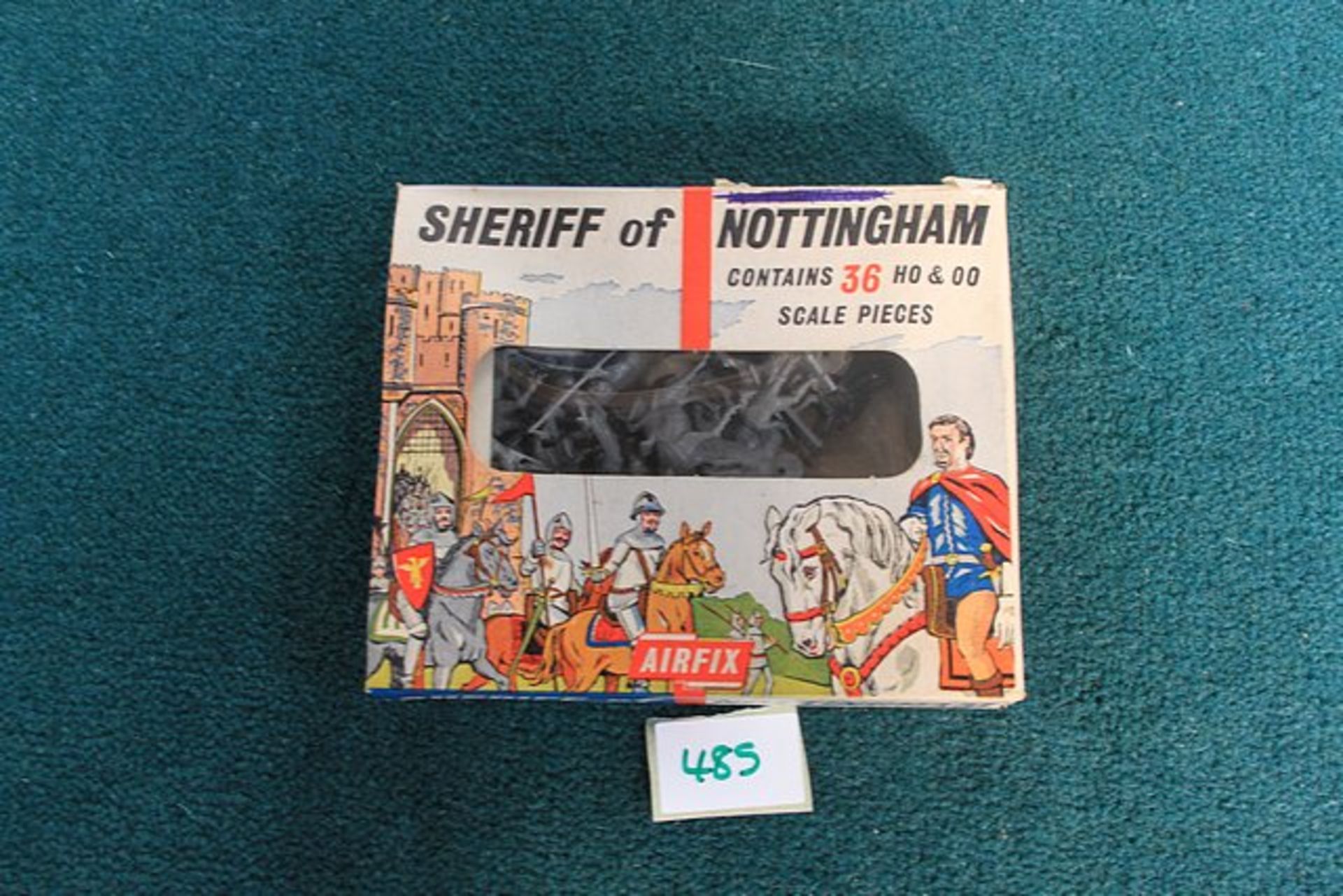 Airfix Model Kit Containing H0-00 Scale Sheriff Of Nottingham Contains 36 Pieces Complete In Box